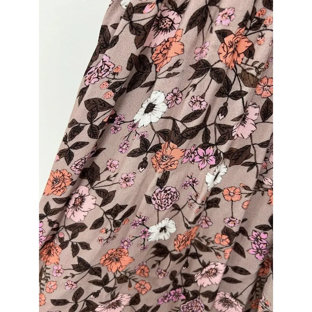 Maaji Ditsy Fortunata Long Cotton Linen Floral Dress Maxi Size M A000656 - Picture 5 of 12